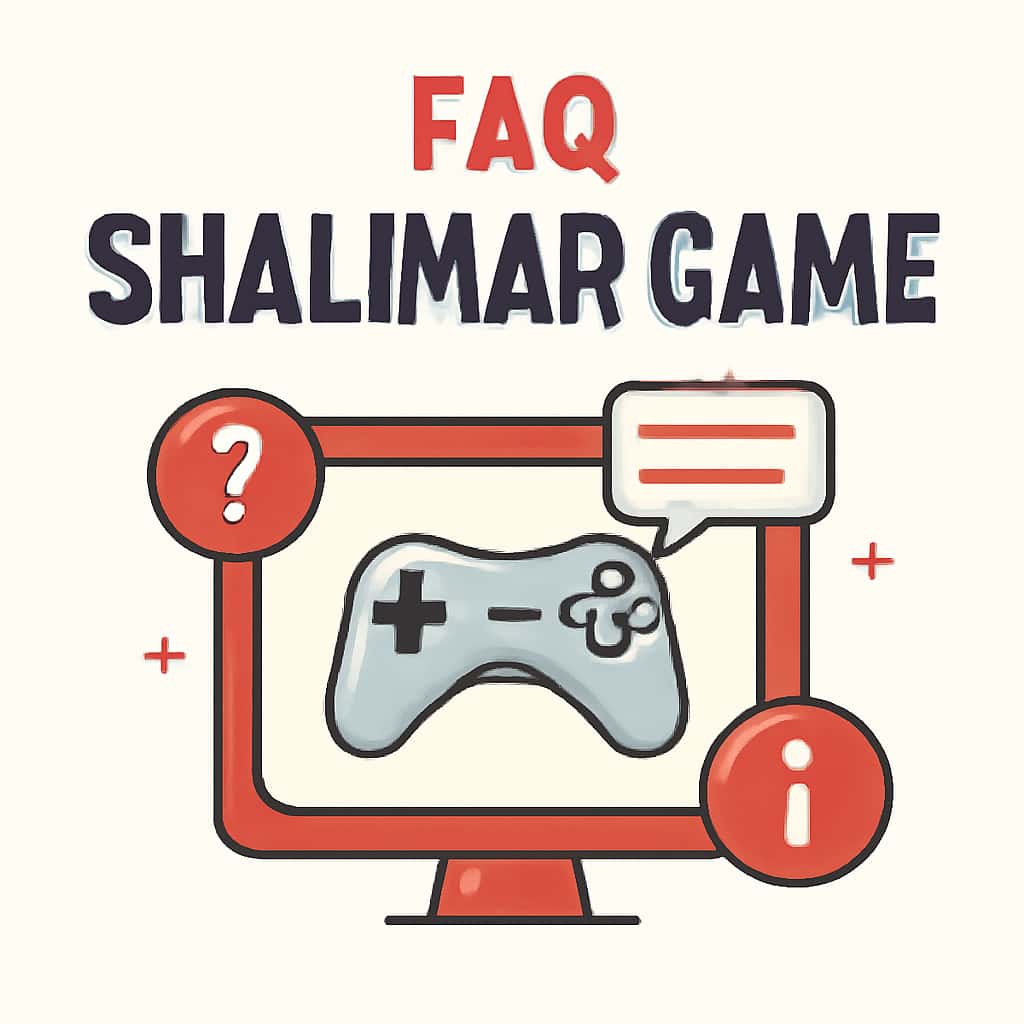 An educational diagram related to FAQ about Shalimar Game Services.