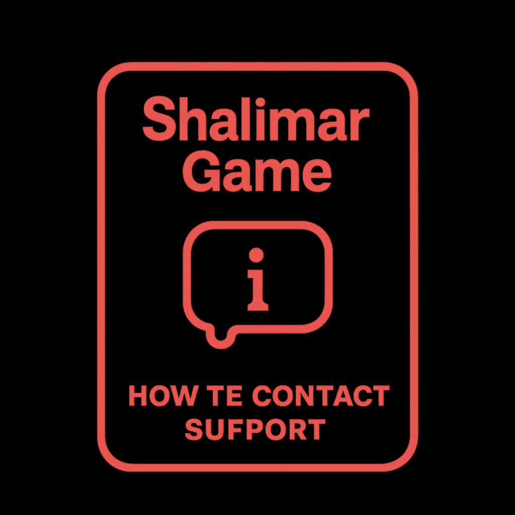 Badge representing Shalimar Game Support.