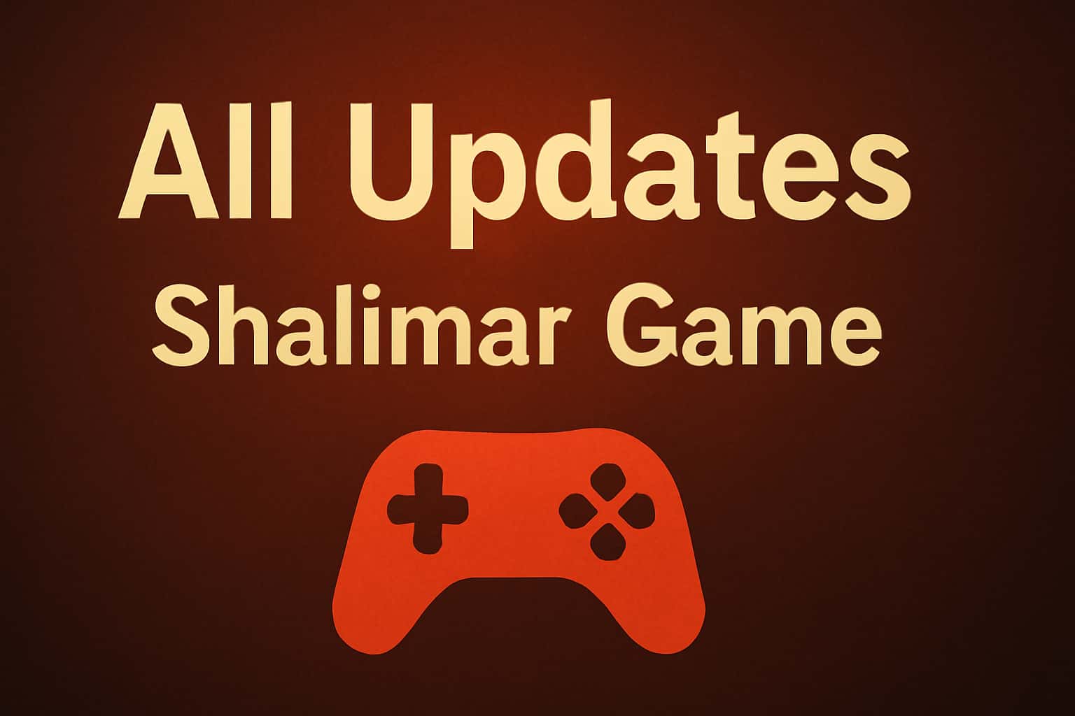 A professional representation of All Shalimar Game updates with focus on security and features.