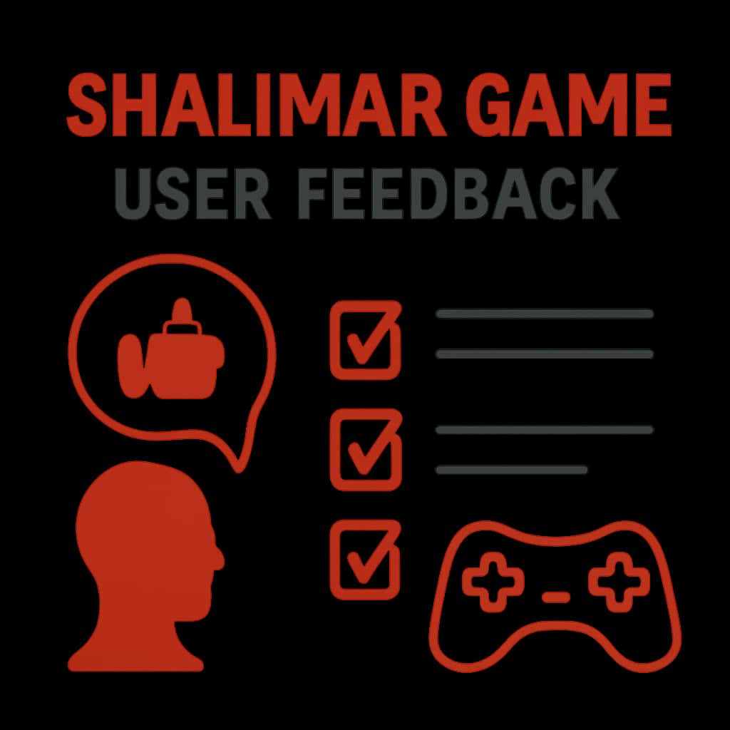 An educational diagram related to user feedback processes for Shalimar Game.